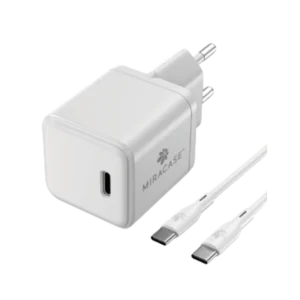 Miracase MWCN30N USB-C Wall Charger with 1.2m Cable