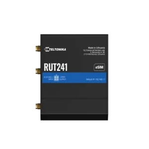 Teltonika RUT241 eSIM Industrial LTE Cat 4 Router with Wi-Fi 4