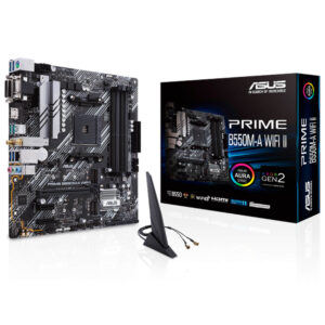 ASUS Prime B550M-A WiFi II AM4 Micro-ATX Motherboard