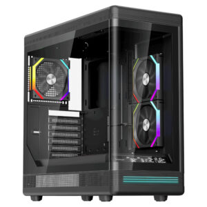 1stPlayer PB8 Black Mid-Tower ARGB Case